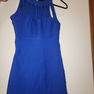 Women's Blue Sleeveless Dress Dize 3